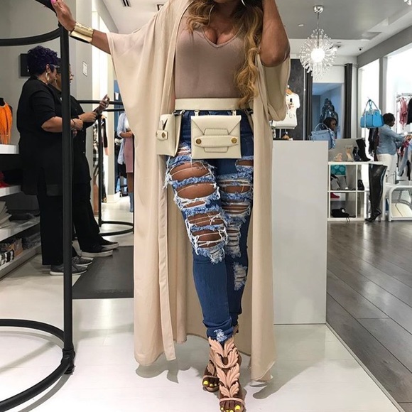 100% AUTHENTIC STELLA MCCARTNEY TRIO BELT IVORY - Picture 1 of 5